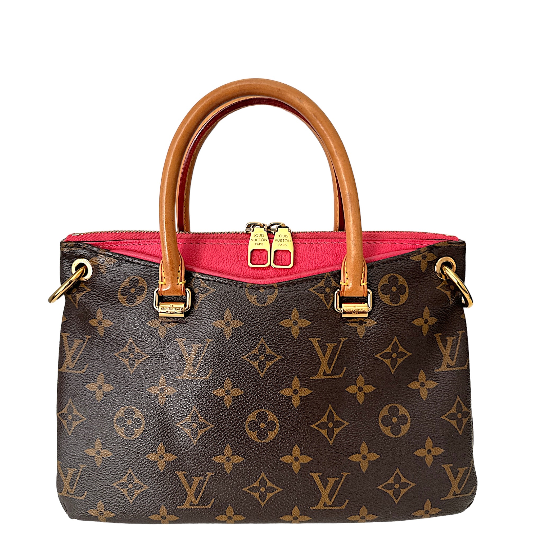 Louis Vuitton Pallas BB Monogram Red Bag Loveyourbags