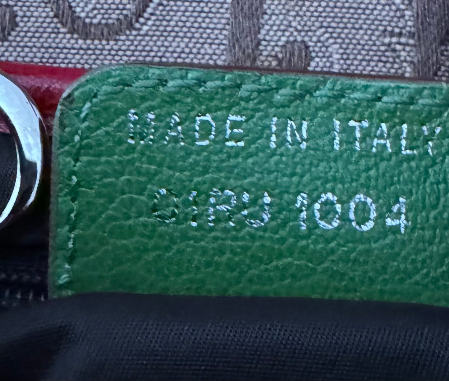 Christian Dior Monogram 'Rasta' Saddle Bag