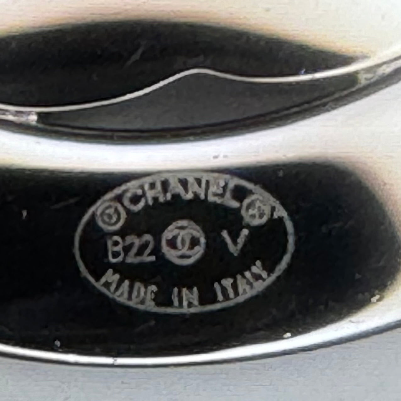 Chanel CC Earrings Jewelry Fashion Silver Metal