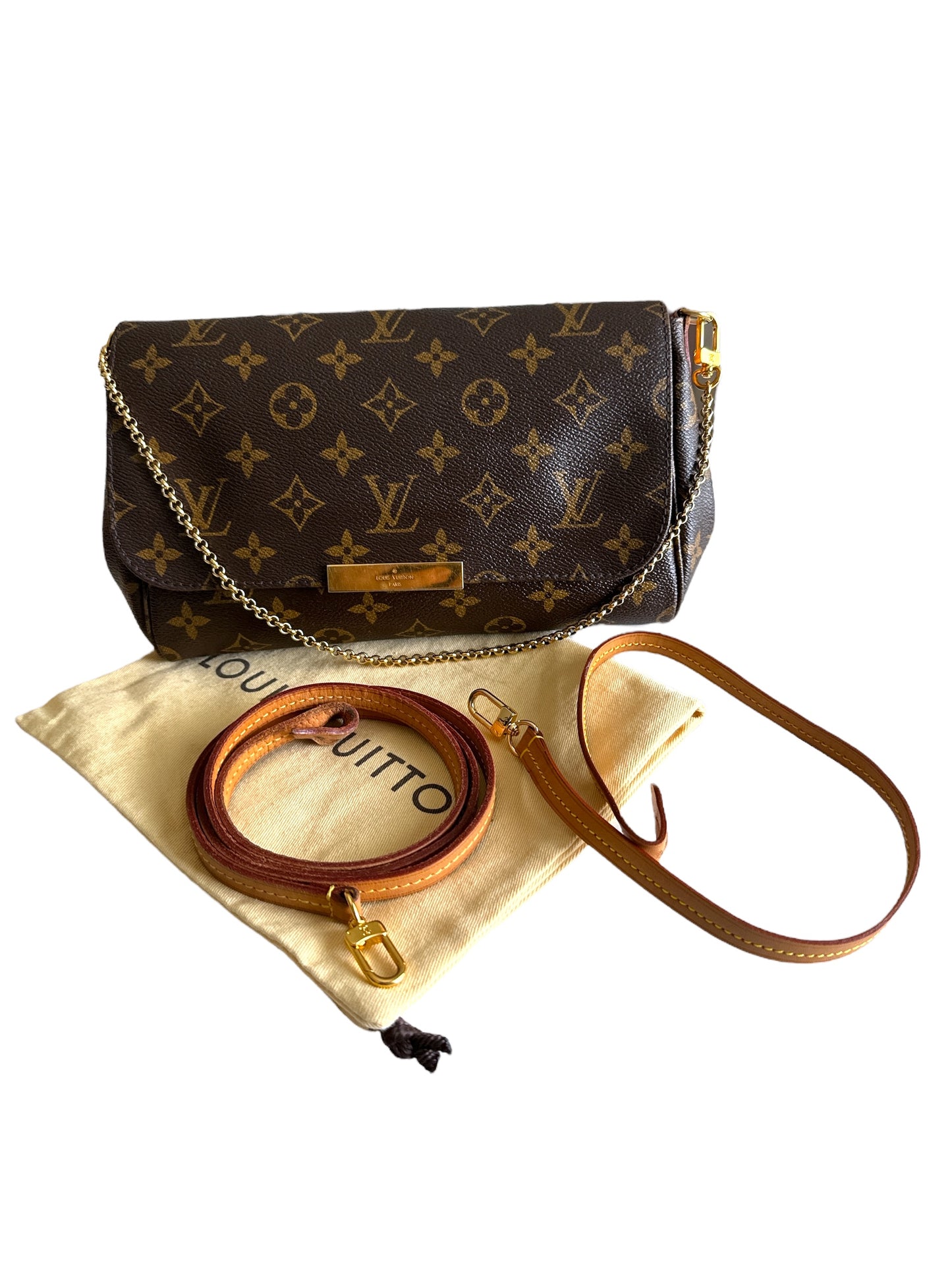 Louis Vuitton Favorite MM Monogram Shoulder/ Crossbody Bag