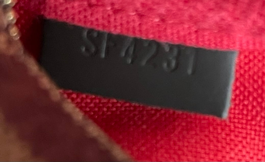 Louis Vuitton mini pochette accessoires damier ebene bag