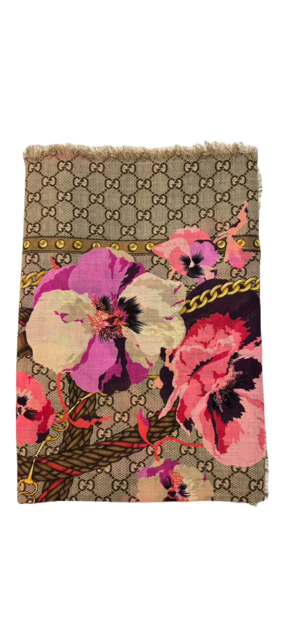 Gucci GG bloom scarf new in pink
