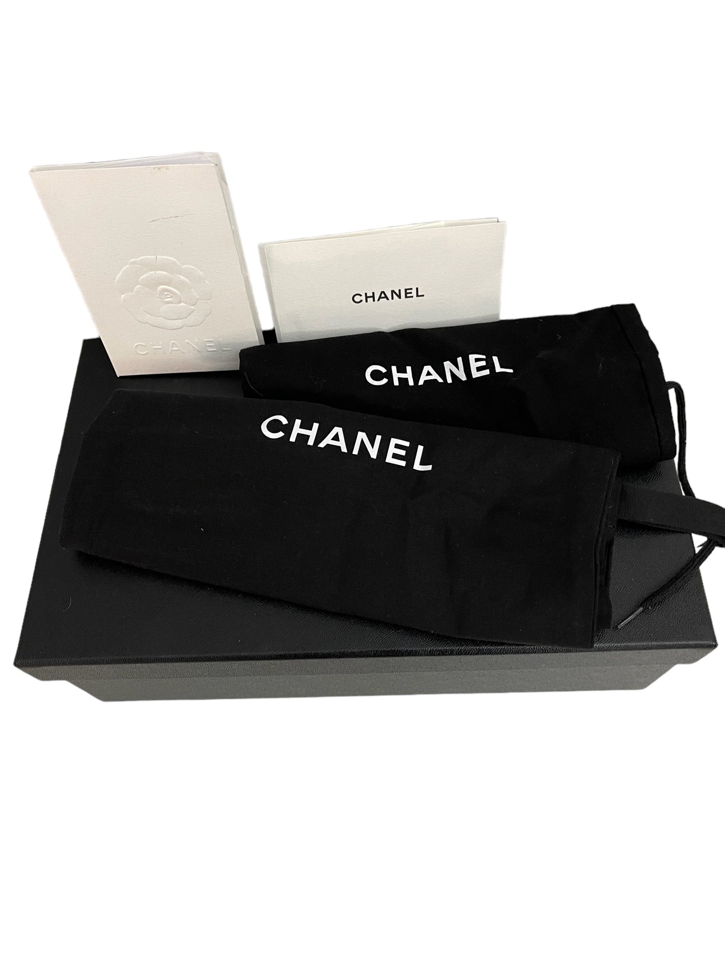 Chanel CC Espadrilles Linen Ivory/Black Size 36