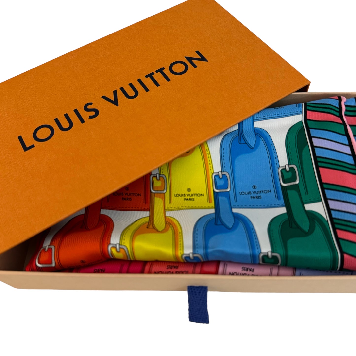 LOUIS VUITTON MY LV TAGS SQUARE SCARF