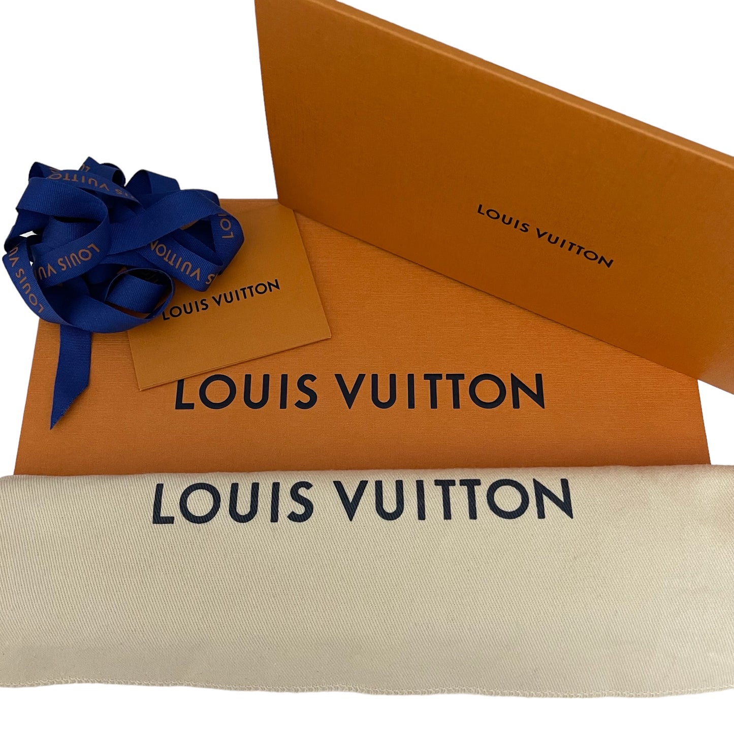 LOUIS VUITTON POCHETTE ACCESSORIES NM IN DAMIER AZUR BAG