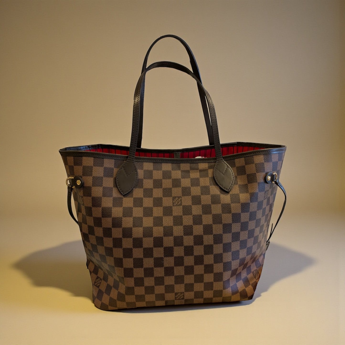 Louis Vuitton Neverfull MM Damier Ebene Ceris Bag GI4159