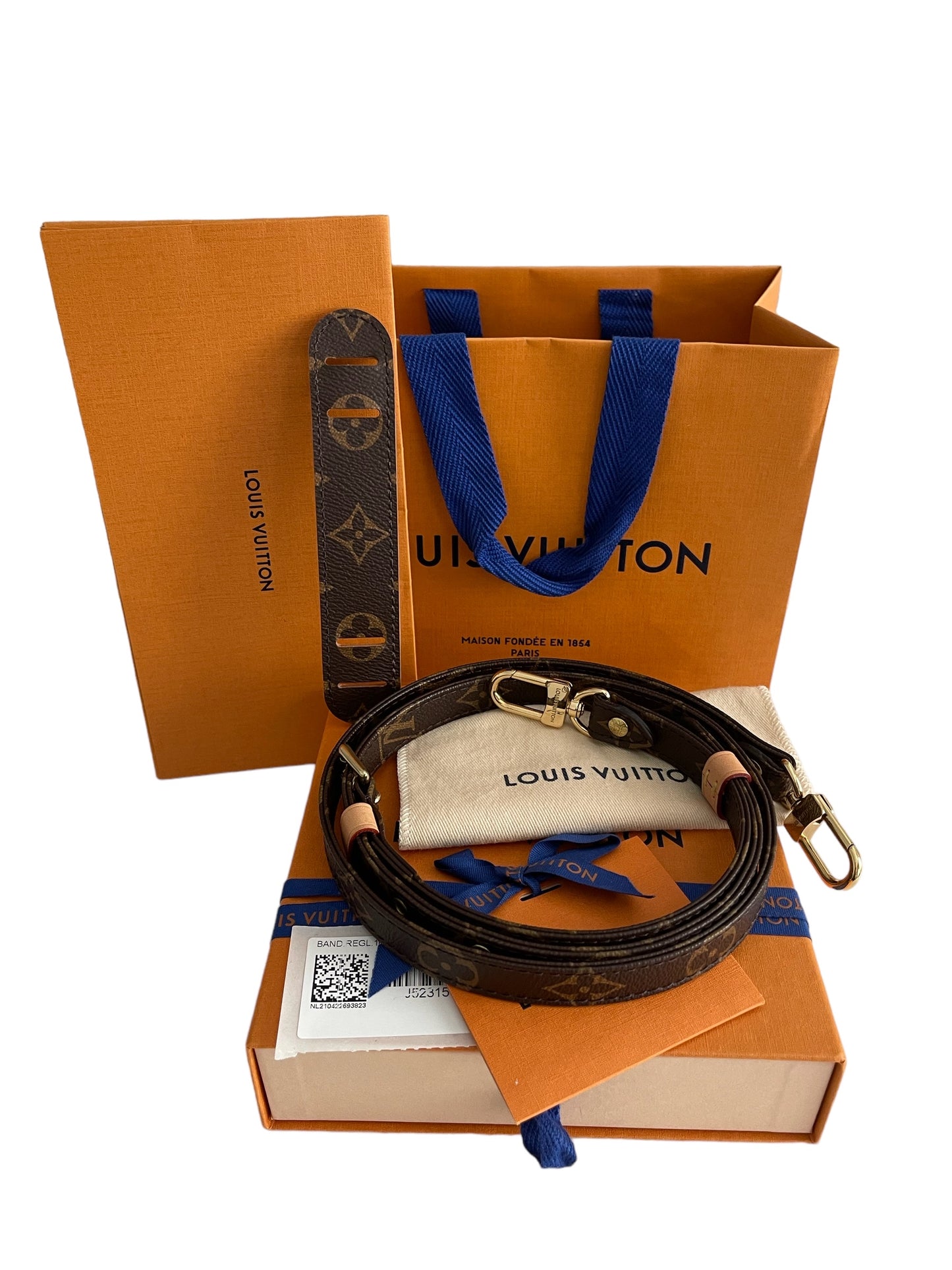 Louis Vuitton Adjustable Monogram Canvas Bandouliere Shoulder Strap