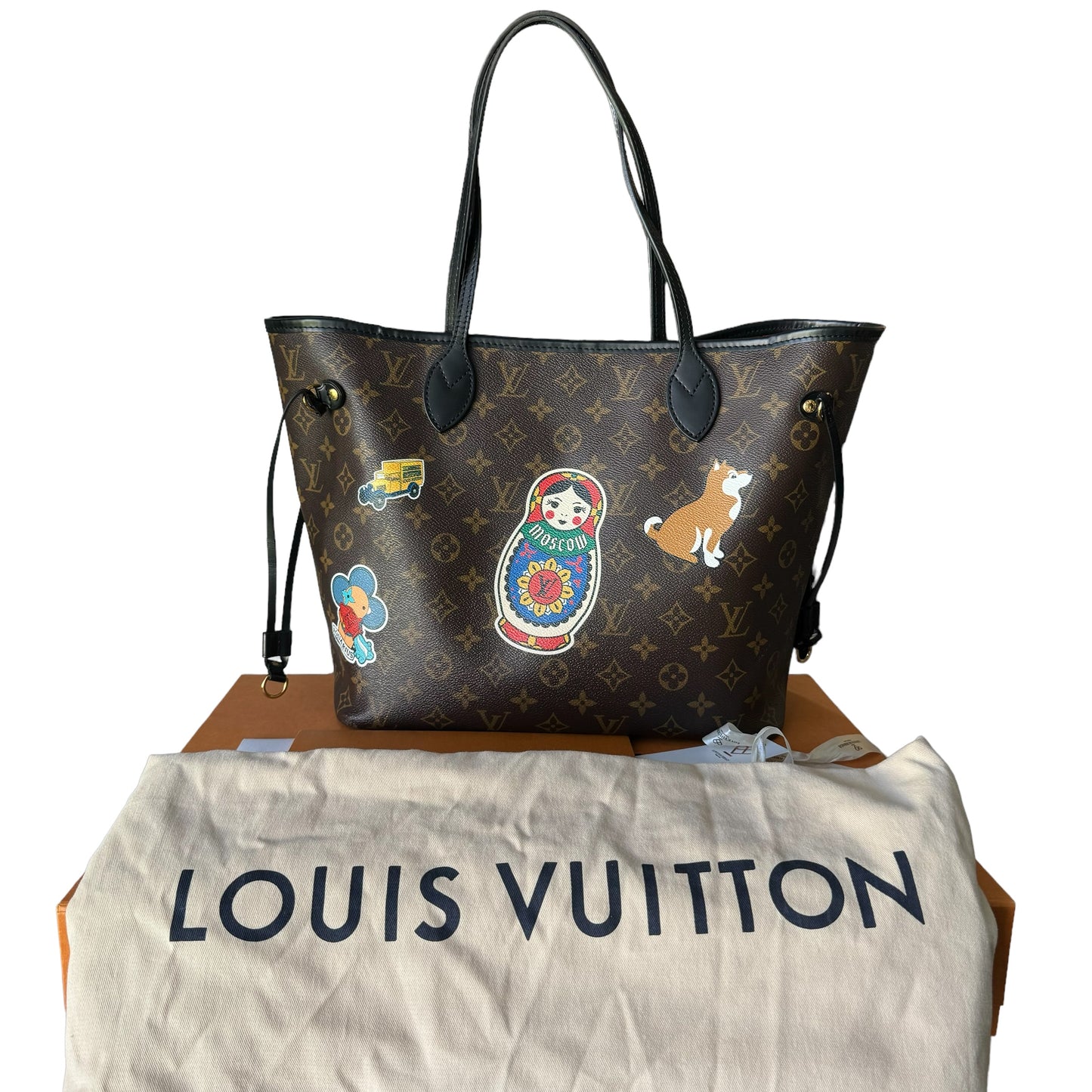 Louis Vuitton Neverfull MM Monogram My LV World Tour Bag