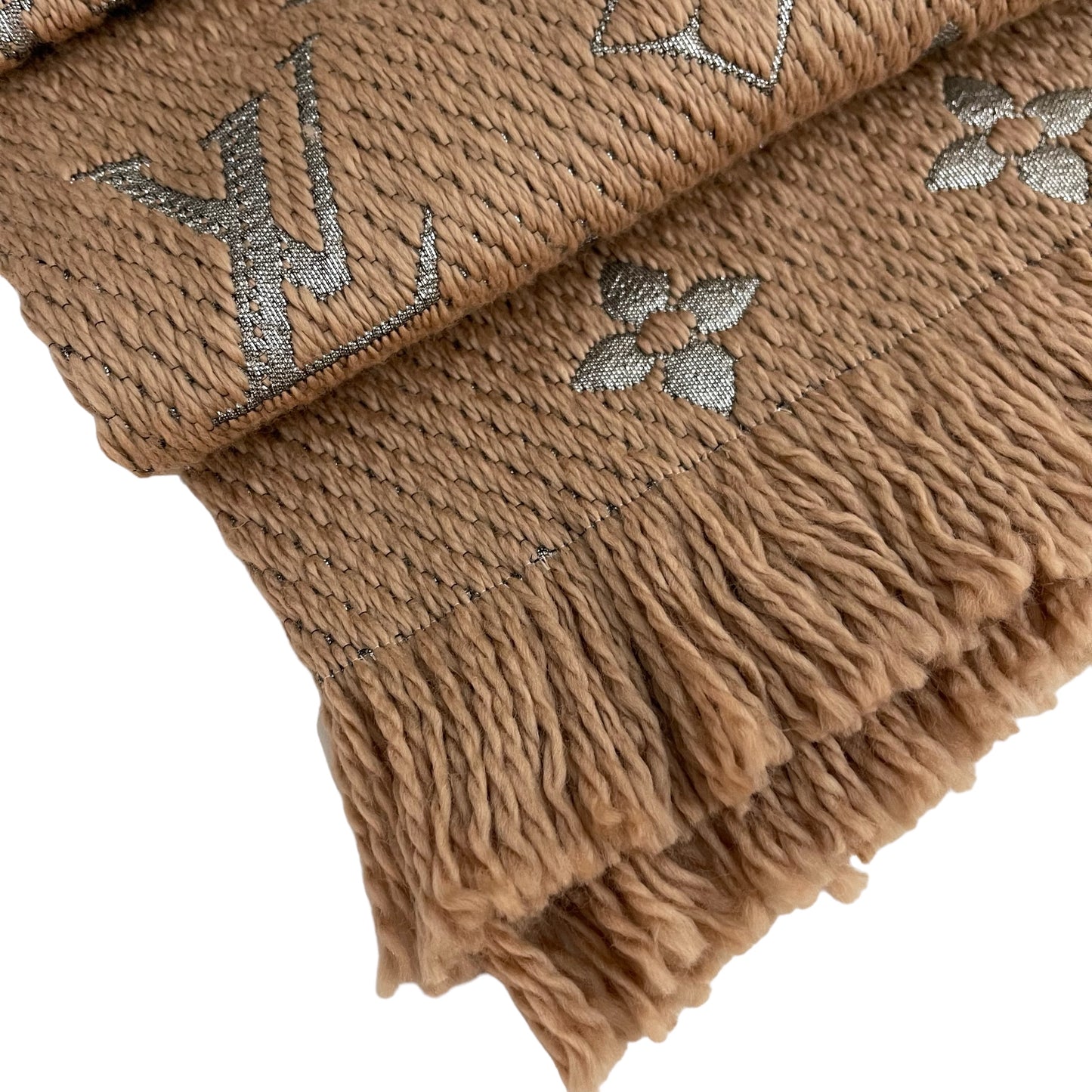 Louis Vuitton Logomania Shine Scarf Brown