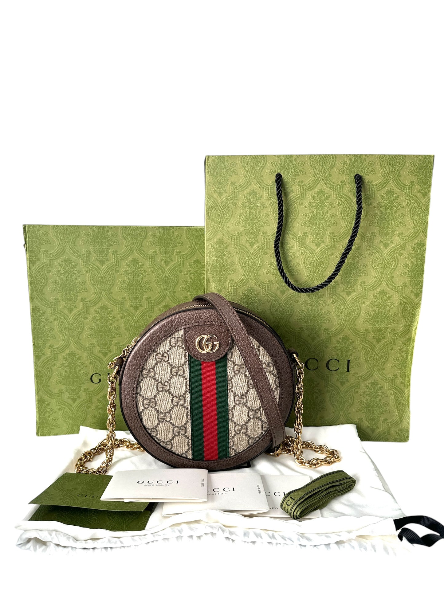 Gucci Ophidia mini GG round shoulder bag