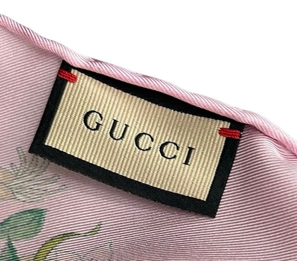 New With Tag Gucci Flora Silk Scarf 90x90 cm
