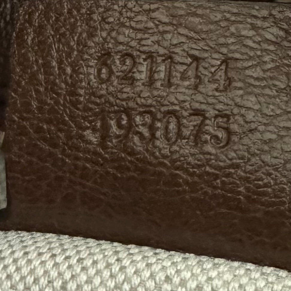 GUCCI Horsebit 1955 GG Canvas Chain Shoulder / Hand Bag