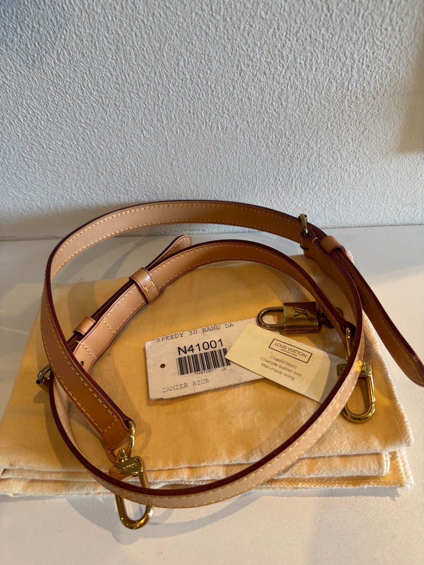 2205710-142108 Louis Vuitton Speedy 30 Bandouliere Abene Azur (DU3163)