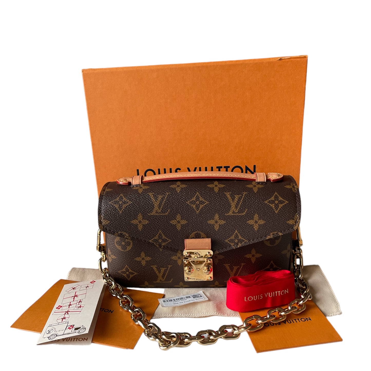 Louis Vuitton Pochette Metis East West Monogram Shoulder/ Crossbody/ Handbag