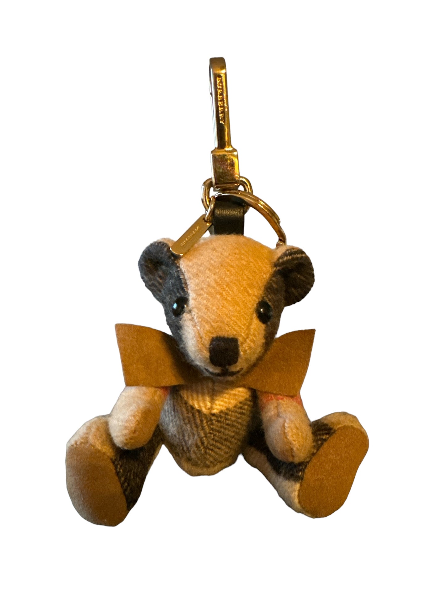 Burberry Checked Bear Keychain