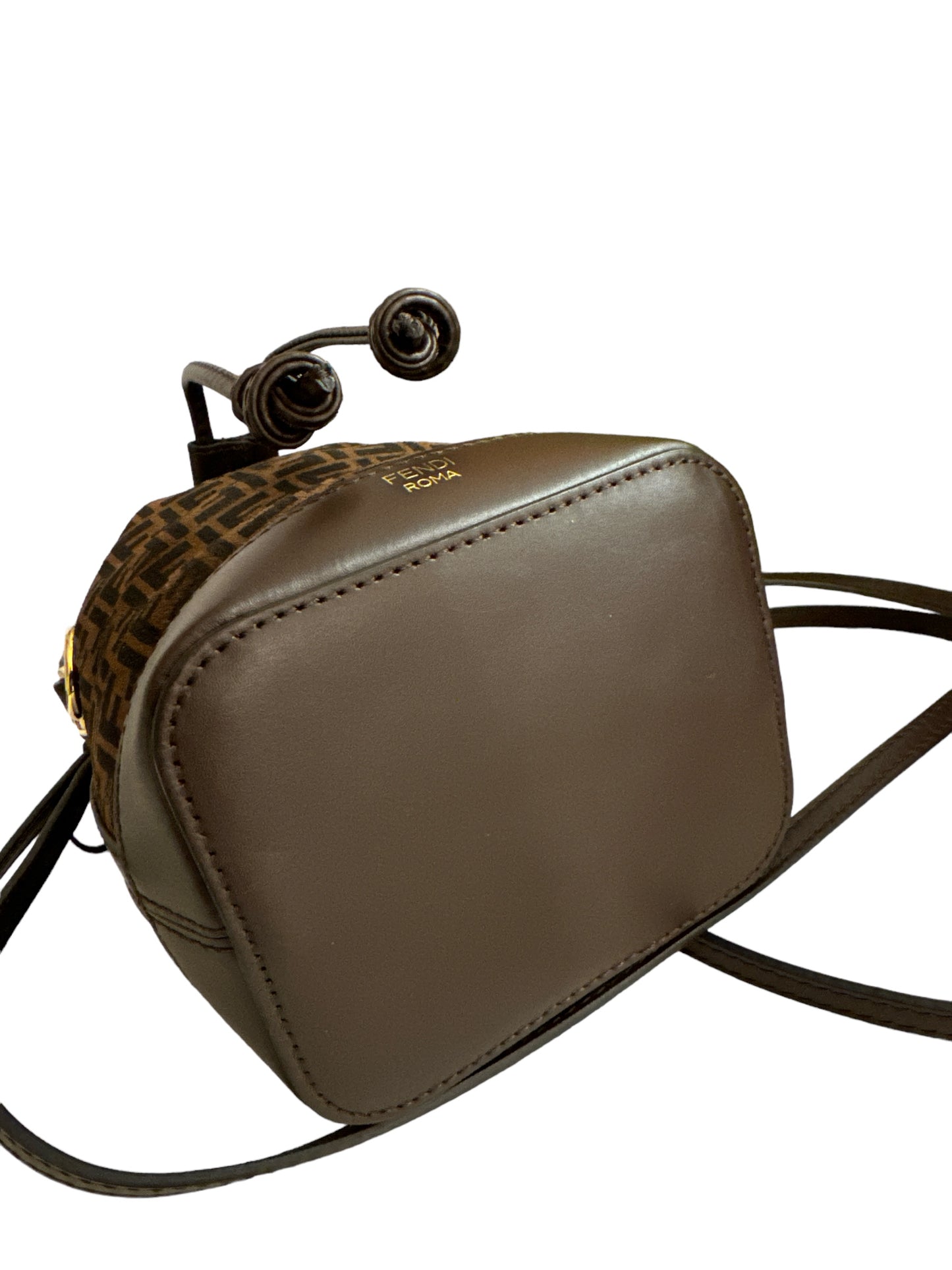 Fendi Mini Mon Tresor Crosta Gorain Bucket Bag