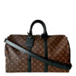 Louis Vuitton Keepall Bandoulière 45 Monogram Macassar Bag