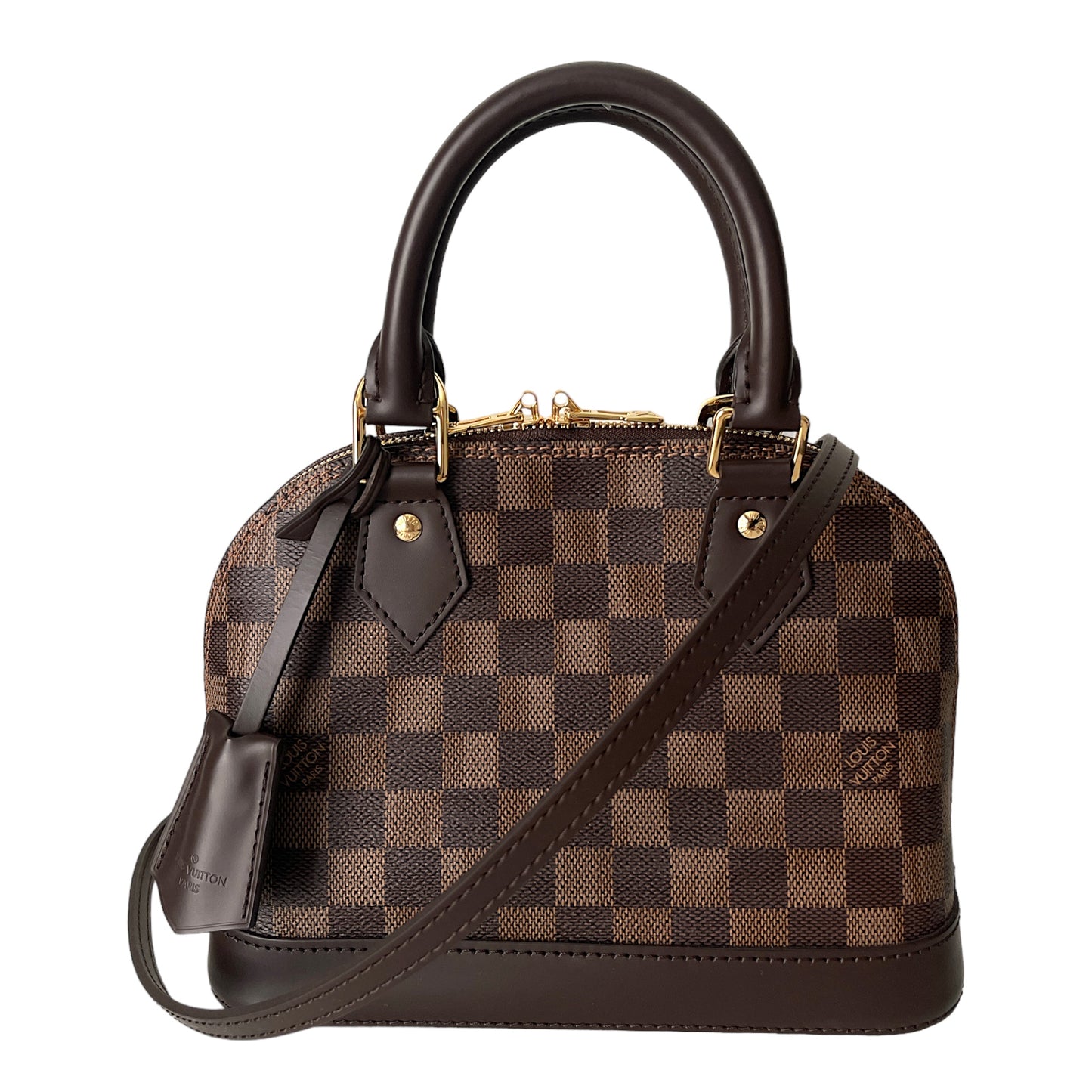 Louis Vuitton Alma BB Damier Ebene Handbag/ Crossbody Bag