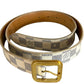 LOUIS VUITTON ￼DAMIER AZUR TRESOR BELT SIZE 90(S-36)