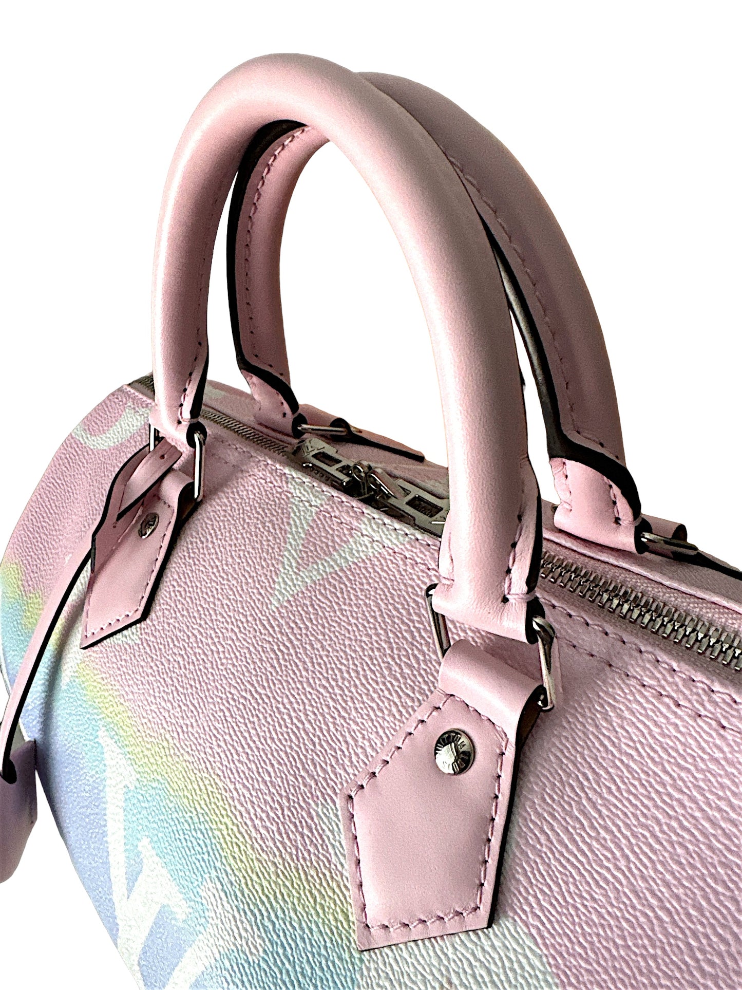 Louis Vuitton 
Pastel Monogram  Canvas Escale Speedy Bandouliere 30 Bag Limited Edition