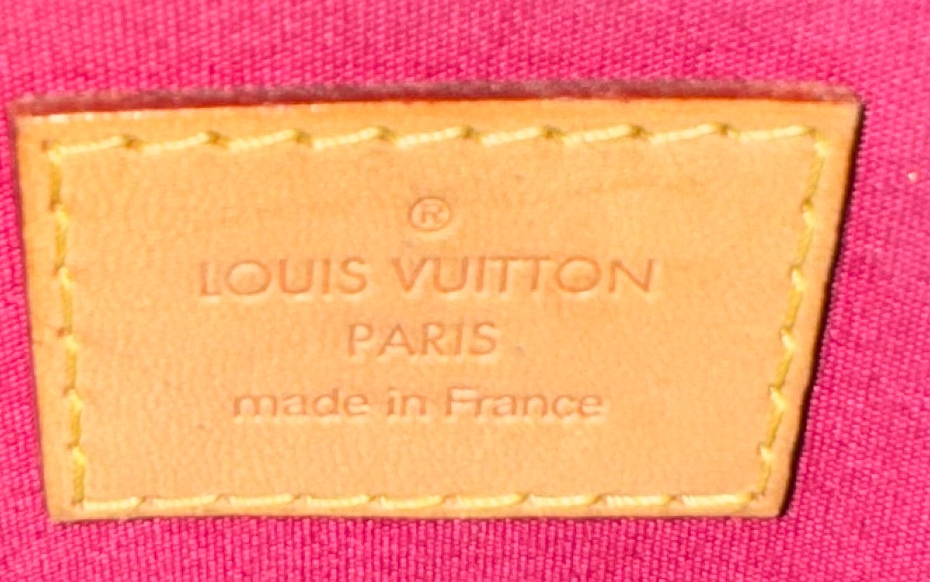 Louis Vuitton Alma BB Red Monogram Vernis Bag