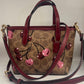 110580420 Coach Mini Tote CC Signature Red Cherry With Strap (NoK2492-CY737)