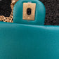 Chanel
Mini Quilted Grren Caviar Sweetheart Gold Hardware Flap Crossbody Bag