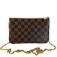 Louis Vuitton Double Zip Pochette Damier Ebene