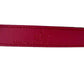 NEW GG MARMONT RED LEATHER BELT WITH SHINY BUCKLE 2 CM