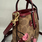 110580420 Coach Mini Tote CC Signature Red Cherry With Strap (NoK2492-CY737)