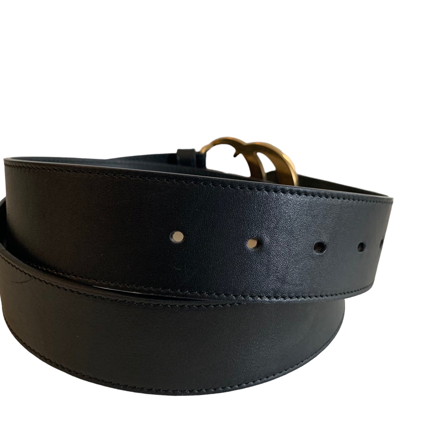 GUCCI 2015 RE-EDITION WIDE LEATHER BELT