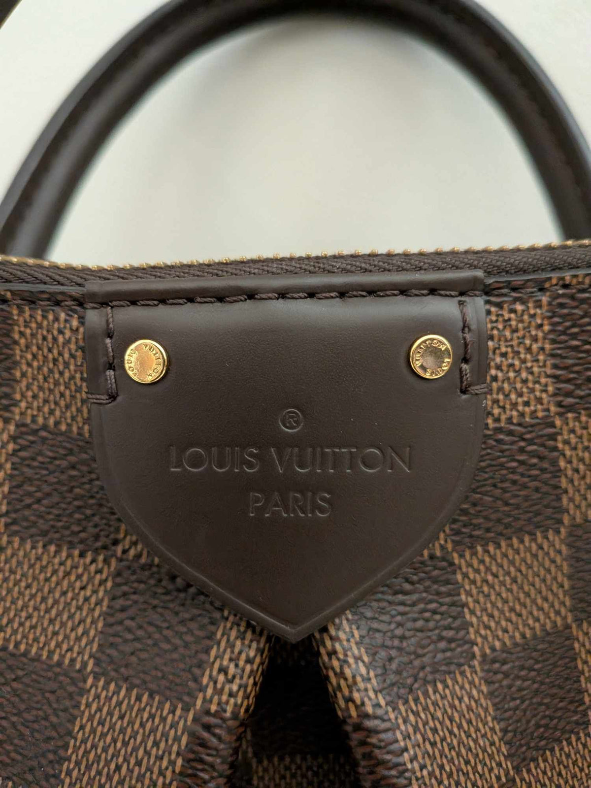 2205710-1432246 Louis Vuitton Siena MM Damier Ebene Bag (TJ3189) Made in France