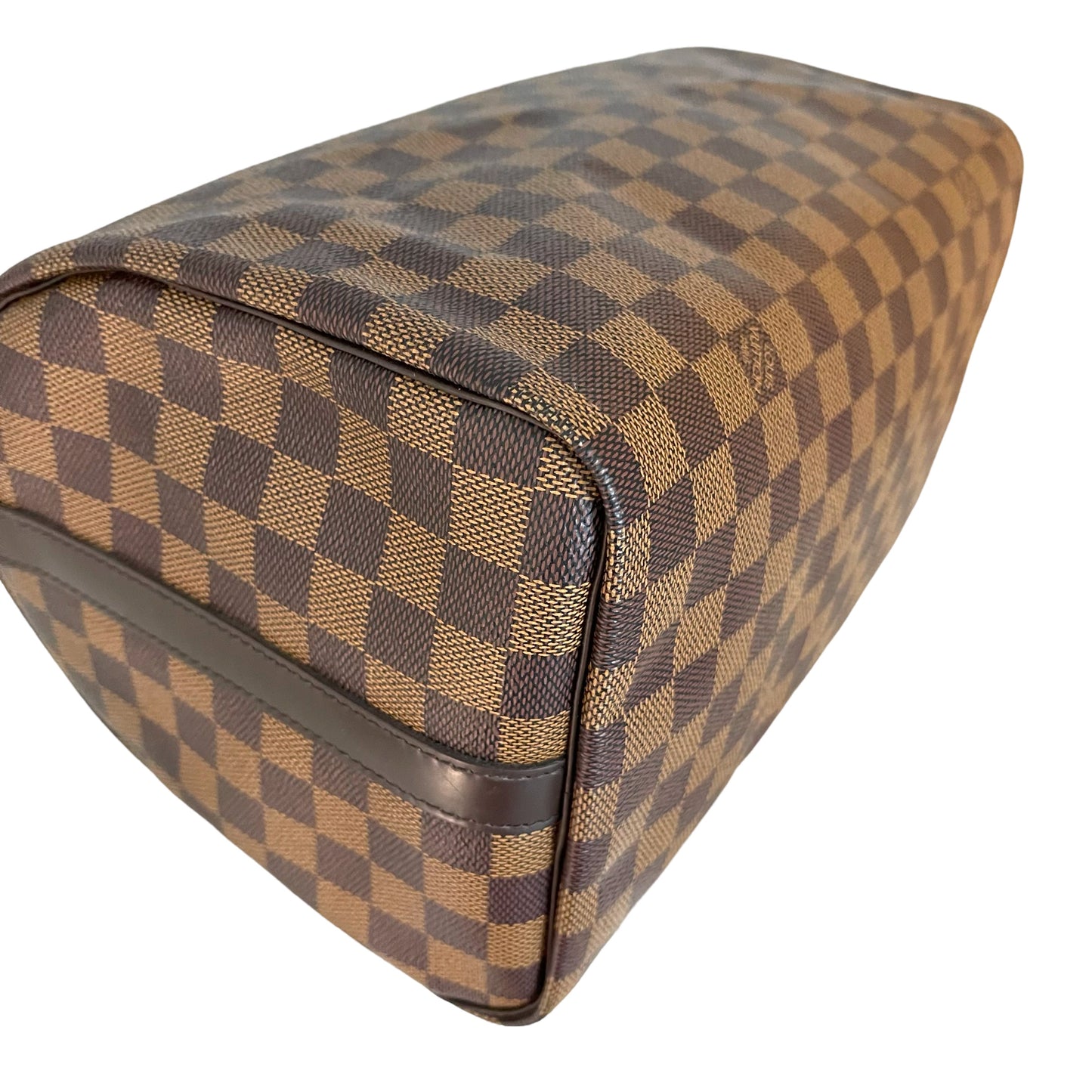 LOUIS VUITTON SPEEDY 30 BANDOULIERE DAMIER EBENE BAG