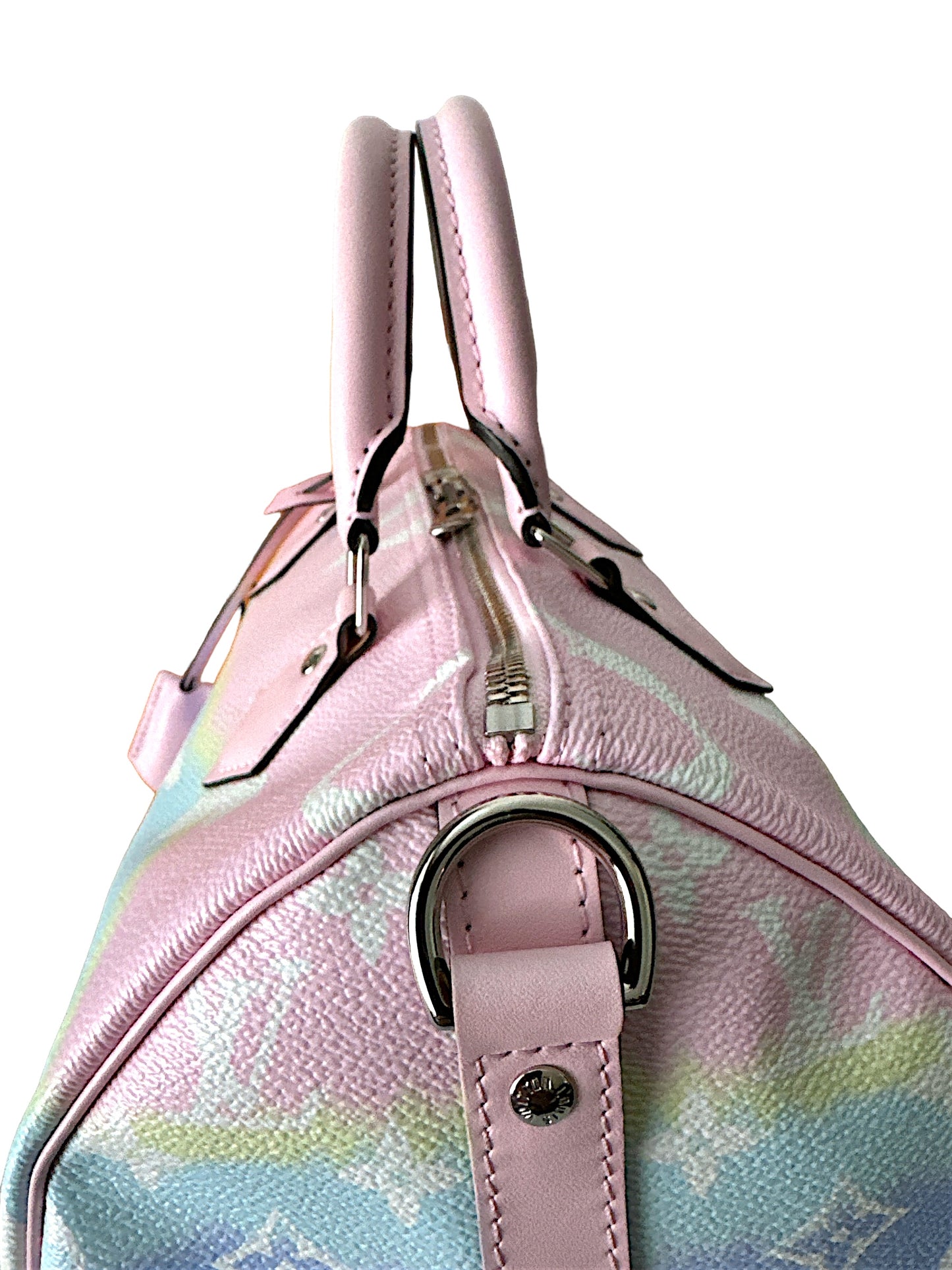 Louis Vuitton 
Pastel Monogram  Canvas Escale Speedy Bandouliere 30 Bag Limited Edition