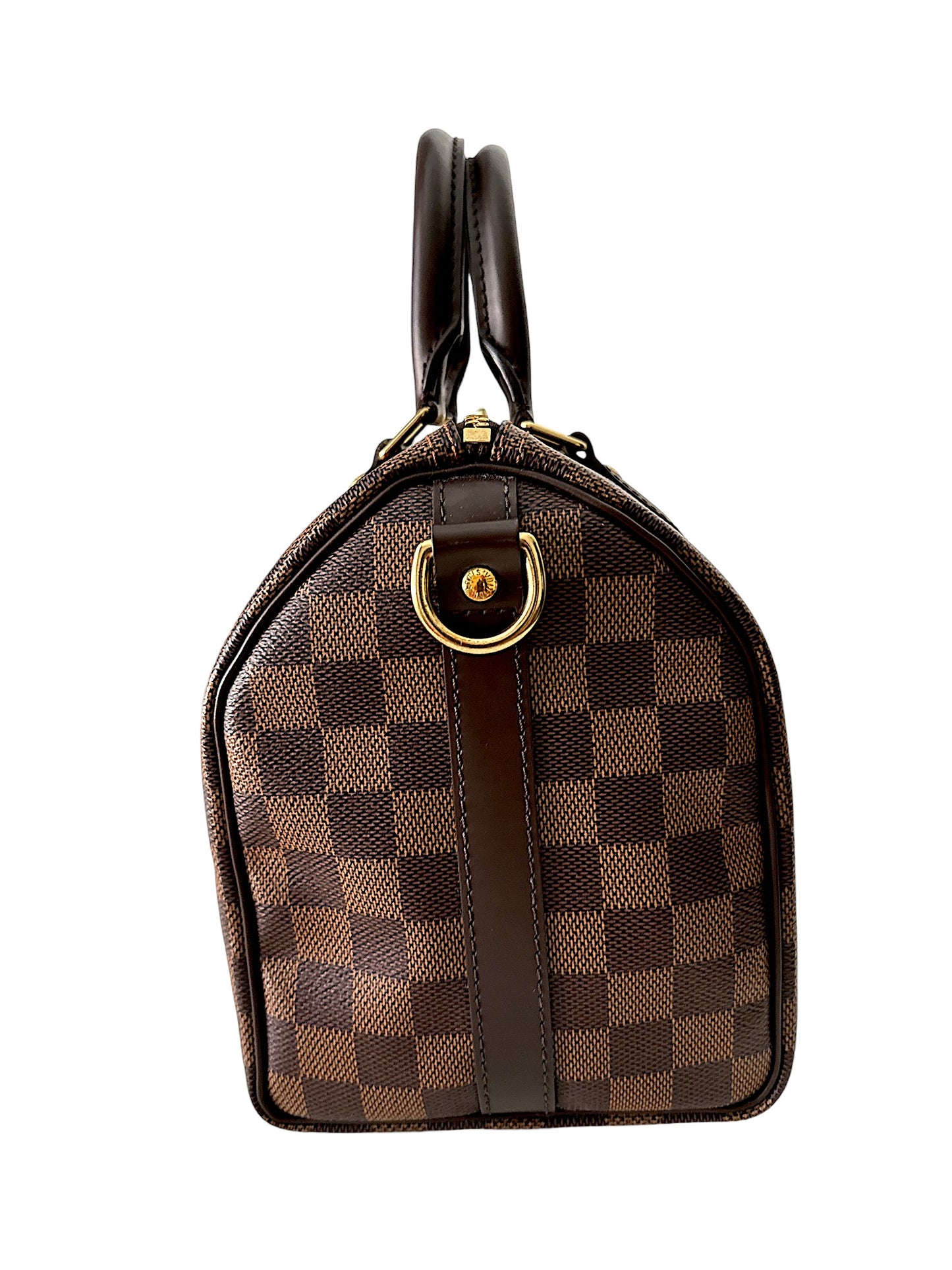 Louis Vuitton Speedy 25 Bandouliere Damier Ebene Bag