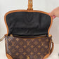 2205710-1432158 Louis Vuitton Diane Satchel Monogram Black
