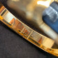 Hermes Clic H Bracelet Black / Gold-Plated Hardware