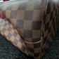 Louis Vuitton Neo Noe Damier Ebene Red Bag