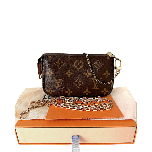 Louis Vuitton Mini Pochette Monogram Accessoires