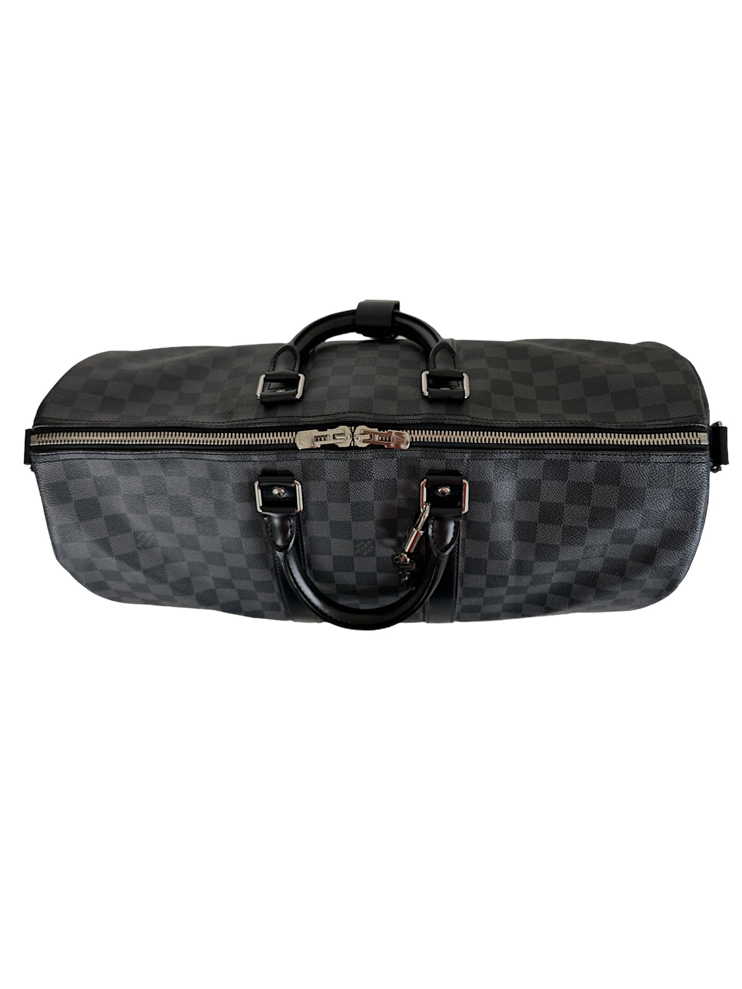 Louis Vuitton Keepall 45 Bandouliere Damier Graphite Canvas Travel Bag