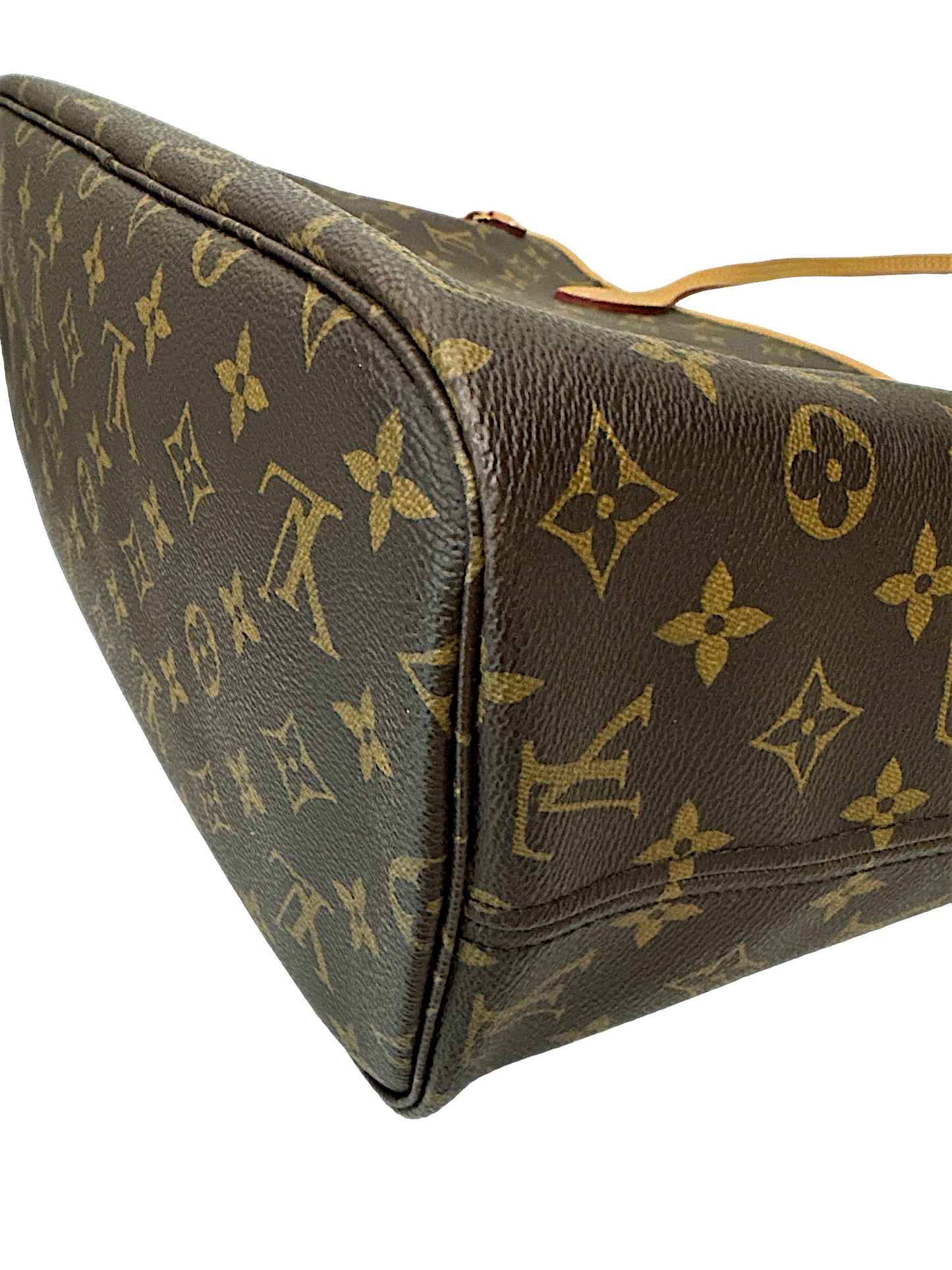 Louis Vuitton Neverfull MM Monogram Beige Bag