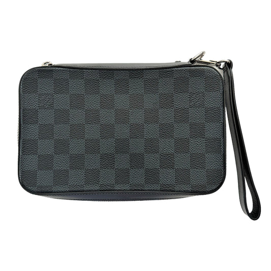 Louis Vuitton Dandy Wallet Damier Graphite Cobalt