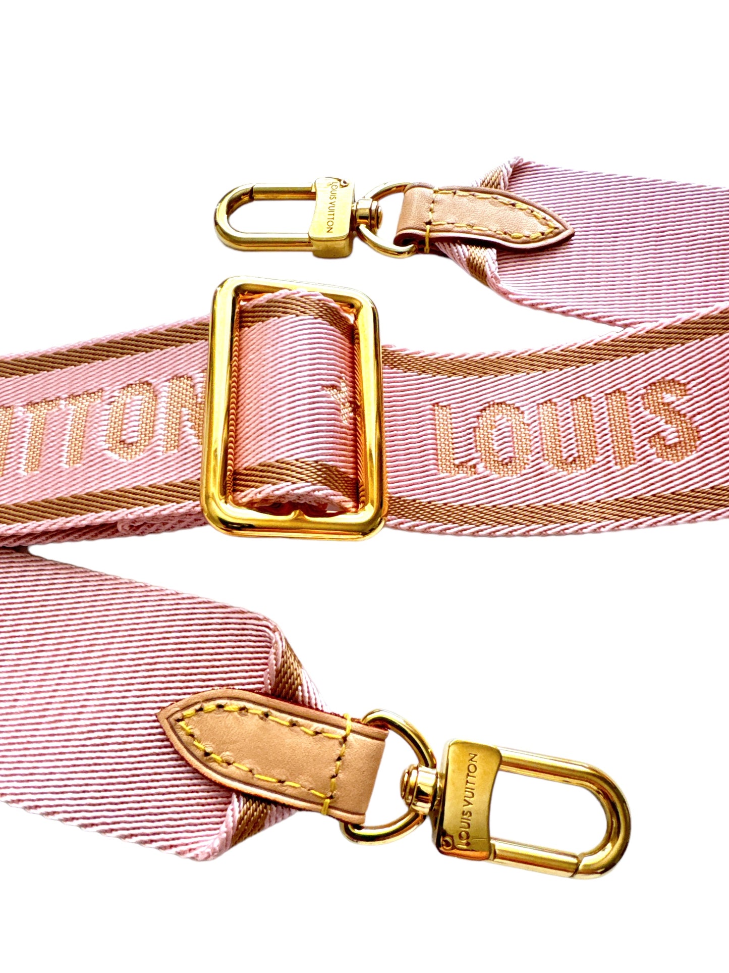 Louis Vuitton Multi Pochette Accessories Rose Clair Bandouliere Shoulder Strap