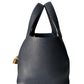 Hermes Picotin 18 Indigo Blue Gold Hardware Bag