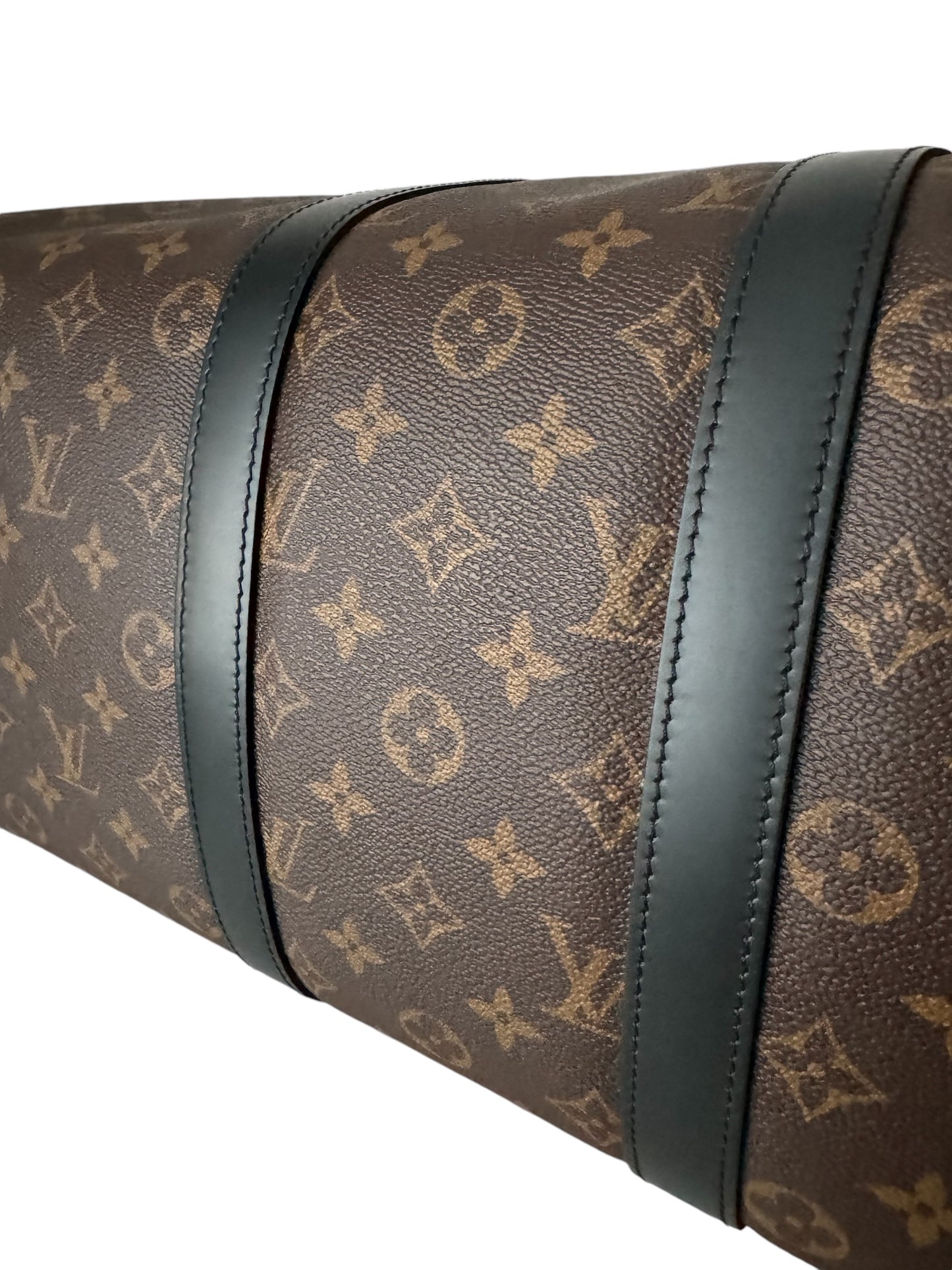 Louis Vuitton Keepall Bandoulière 45 Monogram Macassar Bag