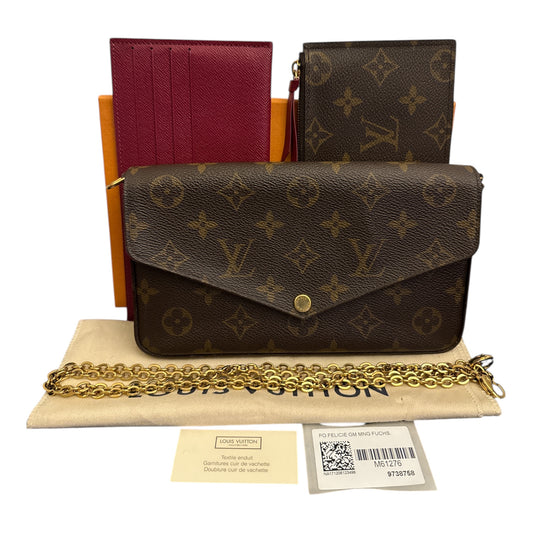 Louis Vuitton Felicie Pochette Monogram Fuchsia