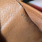 MCM Small Crossbody Visetos Cognac Red Gold Hardware & LV Mono gram Wallet