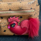 143212 MCM Cognac Visetos Red Rooster Backpack