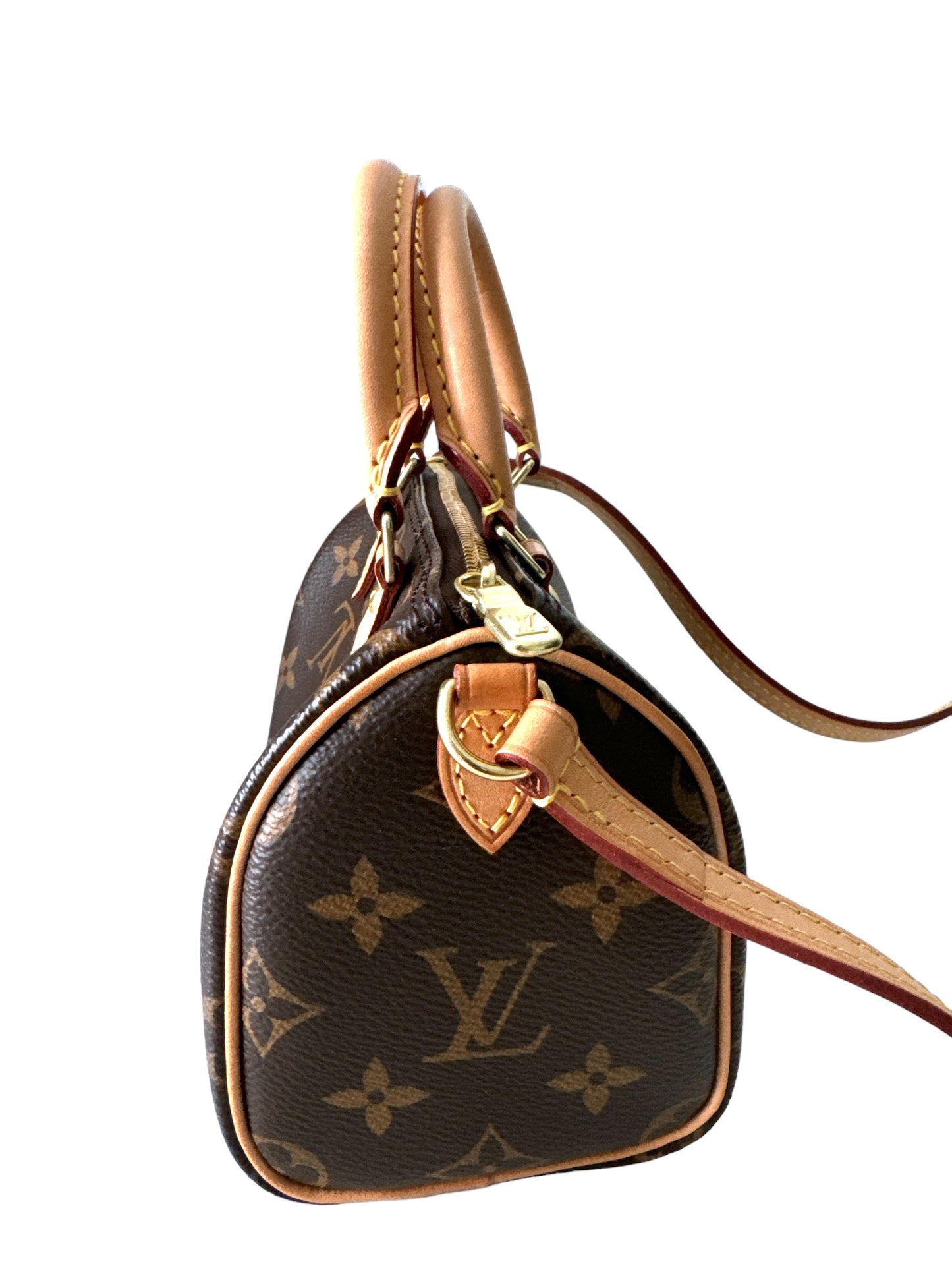 Louis Vuitton Speedy Nano Monogram Crossbody Bag