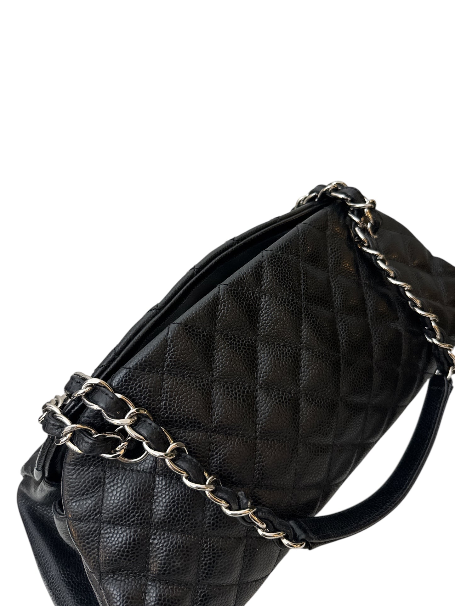 Chanel Black Quilted Caviar Leather
Just Mademoiselle Bowler Bag